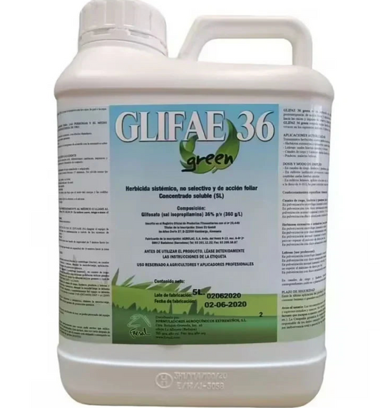 Désherbant GLIFAE 5L Herbicide Glyphosate Professionnel
